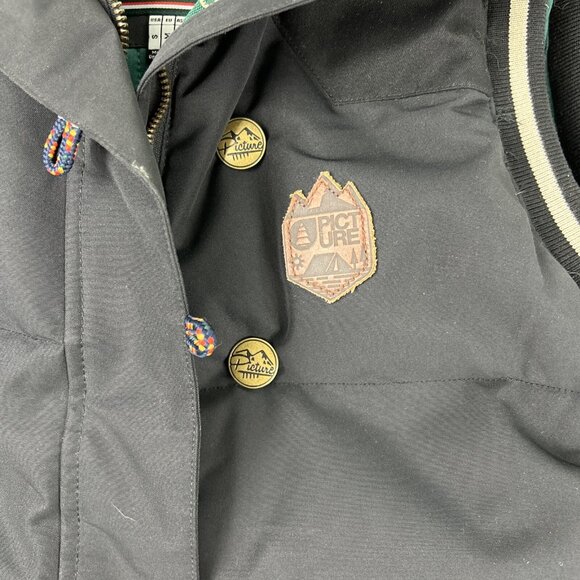 Womens Picture Organic Clothing Insulated Down Puffer Vest Size US Small Recycle - Picture 3 of 7